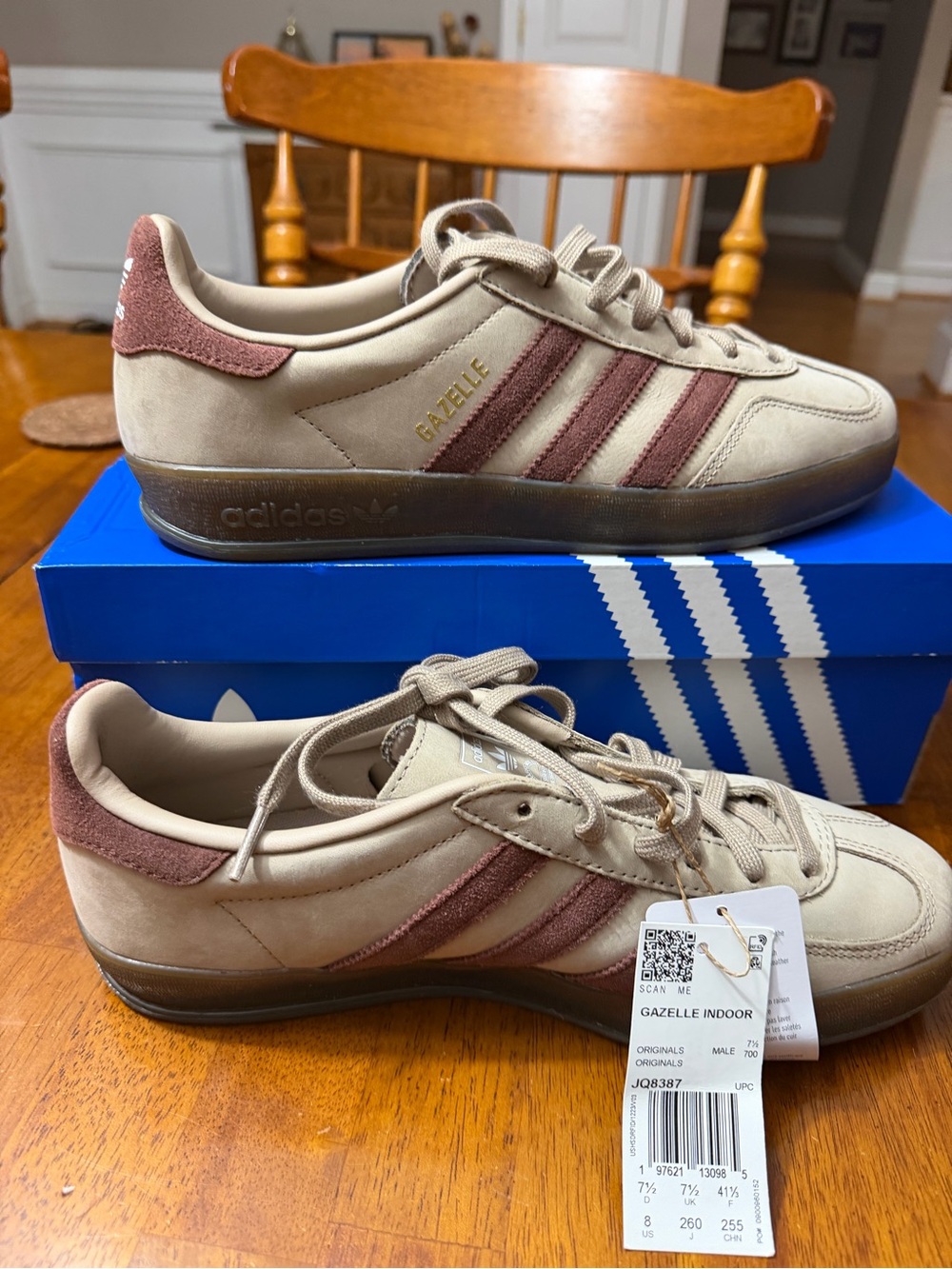Brand New ADIDAS Men's Gazelle Soccer Casual Shoes Size 8 Retail $120 - Picture 2 of 10